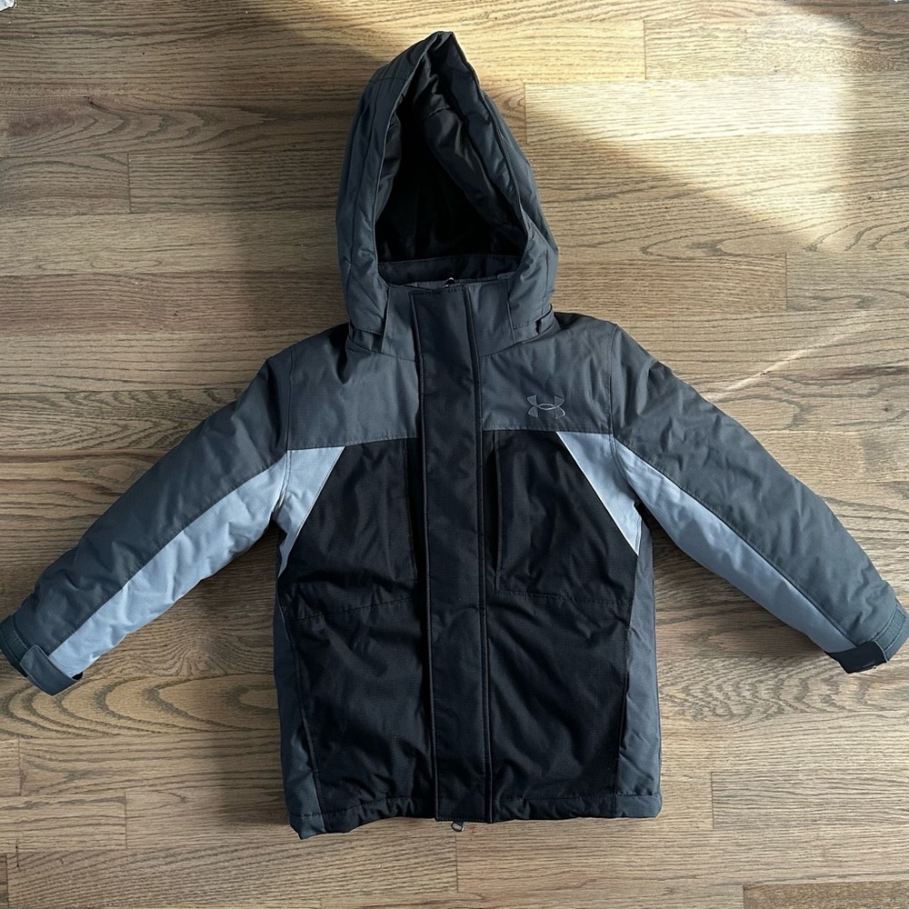 Under Armour Kids Black and Gray 3-in-1 Winter Jacket